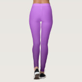 Vibrant Electric Summer Paarse Dipped Ombre Leggings (Achterkant)