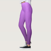 Vibrant Electric Summer Paarse Dipped Ombre Leggings (Links)