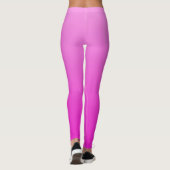 Vibrant - elektrische zomerroze omber leggings (Achterkant)