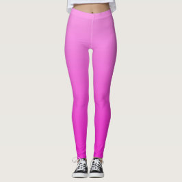 Vibrant - elektrische zomerroze omber leggings