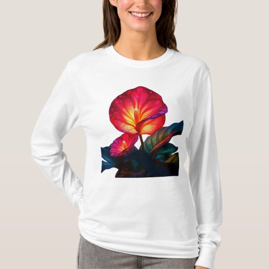 vibrant ethereal flower t-shirt (Voorkant)