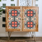 Vibrant Etnische Arabesque Bohemian Mosaic Decouti Tissuepapier