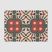 Vibrant Etnische Arabesque Bohemian Mosaic Decouti Tissuepapier (Voorkant)