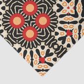 Vibrant Etnische Arabesque Bohemian Mosaic Decouti Tissuepapier (Detail)