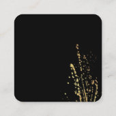 Vibrant Expressive Splatter Vierkante Visitekaartje (Achterkant)