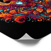 Vibrant Fantasy Pcute Ss Cute Ssnix Mythical Bird  Poster (Hoek)