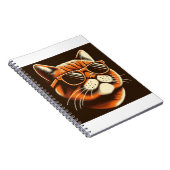 Vibrant Feline Grace Notitieboek (Rechterzijde)