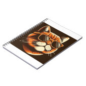 Vibrant Feline Grace Notitieboek (Linkerzijde)