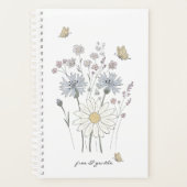 Vibrant field of wildflowers  planner (Voorkant)