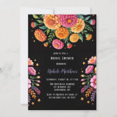 Vibrant Fiesta bruiloft boeket Vrijgezellenfeest Kaart (Voorkant)