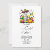 Vibrant Fiesta Let's Taco 'over de douche van een Kaart (Voorkant)