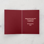 Vibrant | Fijne Moederdag Roze Rozen Fotogoud Folie Feestdagenkaart (Binnenlaag)