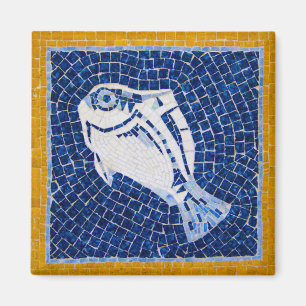 Vibrant Fish Mosaic Magnet