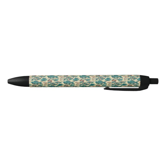 Vibrant Fish Pattern Colorful Blauwe Inkt Pen (Bodem)