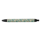 Vibrant Fish Pattern Colorful Blauwe Inkt Pen (Voorkant)