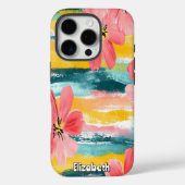 Vibrant Floral Abstract Case-Mate iPhone Case (Achterkant)