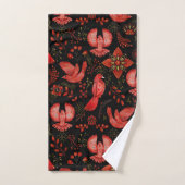  Vibrant floral and leafy pattern designs Bad Handdoek (Handdoek)