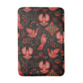  Vibrant floral and leafy pattern designs Badmat (Voorkant Verticaal)