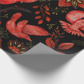  Vibrant floral and leafy pattern designs Cadeaupapier (Hoek)