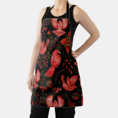  Vibrant floral and leafy pattern designs Schort (Insitu)