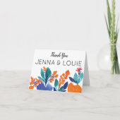 Vibrant Floral Bloom Hartelijk dank (Voorkant)