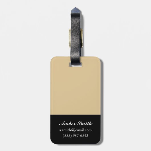 Vibrant Floral I Bagagelabel (Achterkant verticaal)