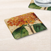 Vibrant Floral I Kartonnen Onderzetters (Schuin)