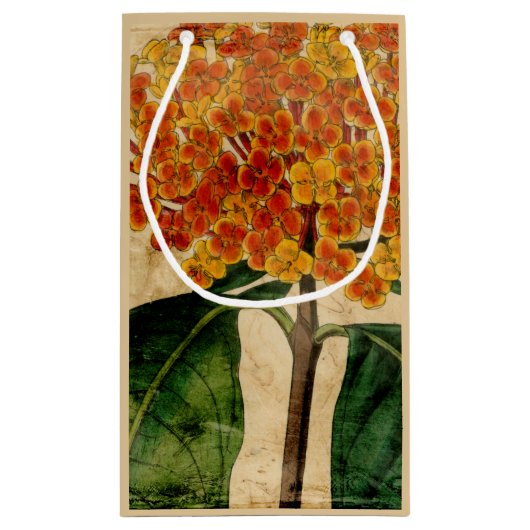 Vibrant Floral I Klein Cadeauzakje (Achterkant)