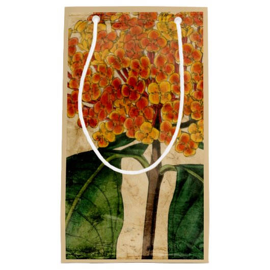 Vibrant Floral I Klein Cadeauzakje (Voorkant)