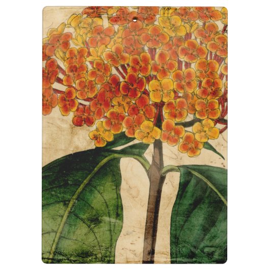 Vibrant Floral I Klembord (Achterkant)