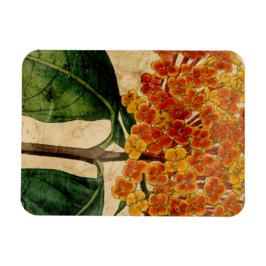 Vibrant Floral I Magneet (Horizontaal)