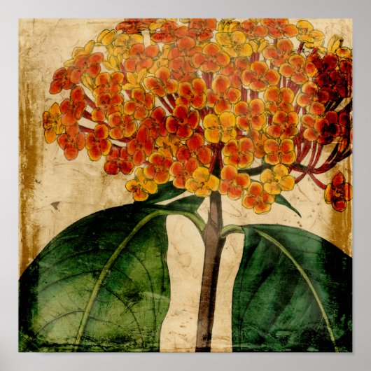 Vibrant Floral I Poster (Voorkant)