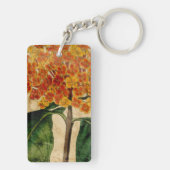 Vibrant Floral I Sleutelhanger (achterkant)