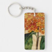 Vibrant Floral I Sleutelhanger (Voorkant)