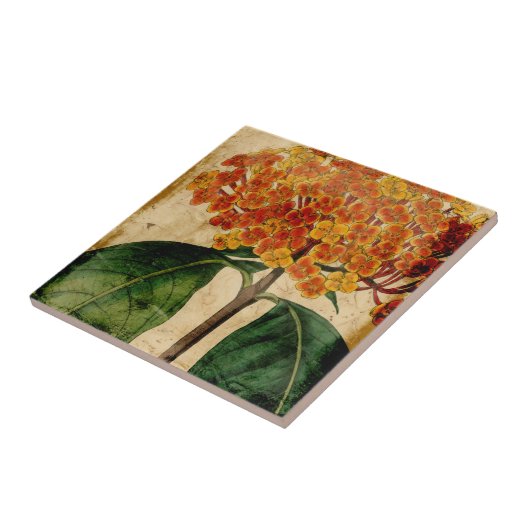 Vibrant Floral I Tegeltje (Zijkant)