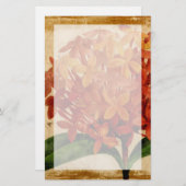 Vibrant Floral III Briefpapier (Voorkant / Achterkant)