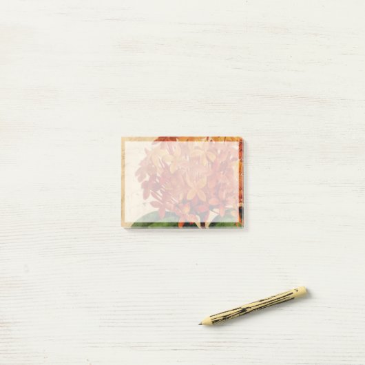 Vibrant Floral III Post-it® Notes (Op bureau)