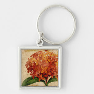 Vibrant Floral III Sleutelhanger