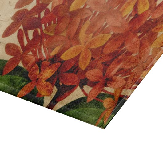 Vibrant Floral III Snijplank (Hoek)