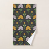 Vibrant Floral Pattern Bad Handdoek (Handdoek)