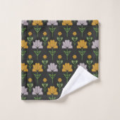 Vibrant Floral Pattern Bad Handdoek (Wasdoekje)