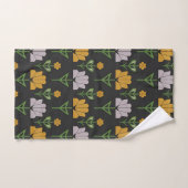 Vibrant Floral Pattern Bad Handdoek (Handdoek)