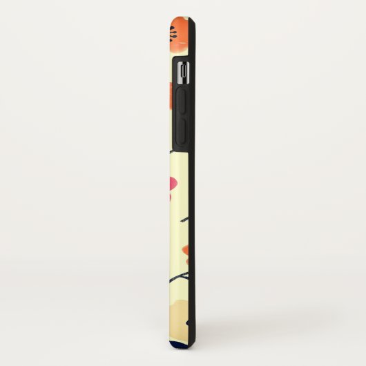 Vibrant Floral Pattern Case-Mate iPhone Case (Achterkant/links)