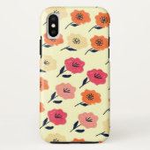 Vibrant Floral Pattern Case-Mate iPhone Case (Achterkant)