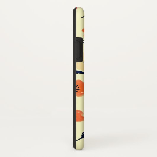 Vibrant Floral Pattern Case-Mate iPhone Case (Achterkant / rechts)
