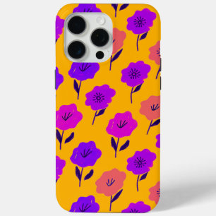 Vibrant Floral Pattern iPhone 15 Pro Max Hoesje