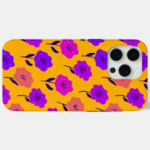 Vibrant Floral Pattern Case-Mate iPhone Case (Achterkant (horizontaal))
