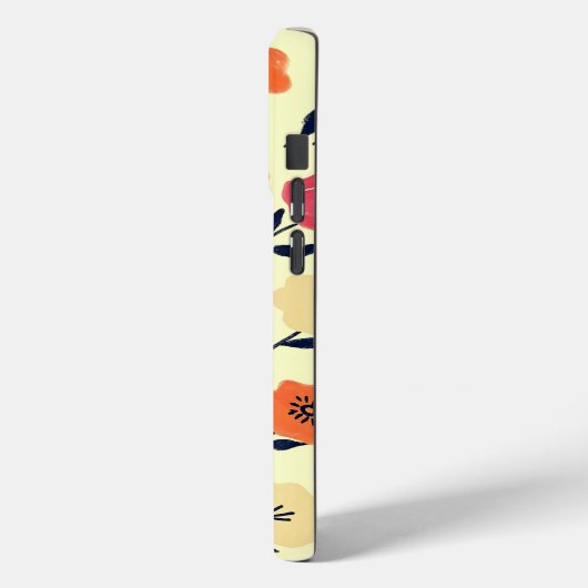 Vibrant Floral Pattern Case-Mate iPhone Case (Achterkant / Links)