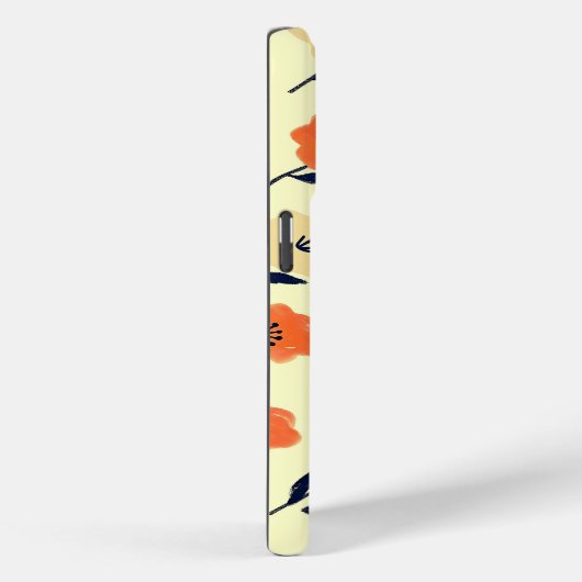 Vibrant Floral Pattern Case-Mate iPhone Case (Achterkant / Rechts)