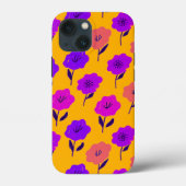 Vibrant Floral Pattern Case-Mate iPhone Case (Achterkant)